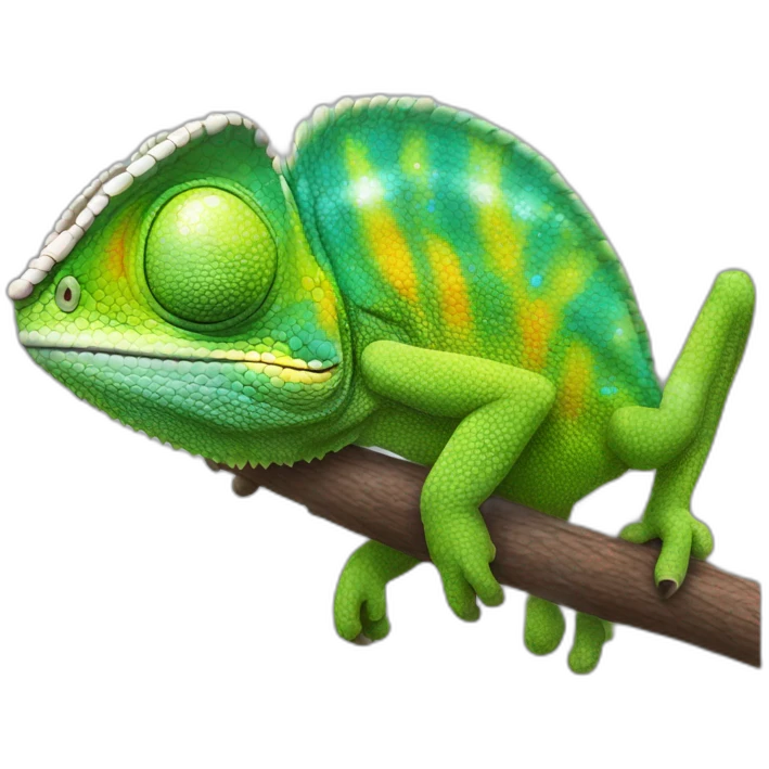 chameleon-funny-face emoji
