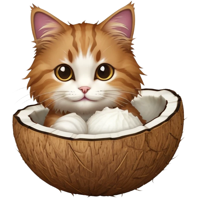 Cat coconut  emoji