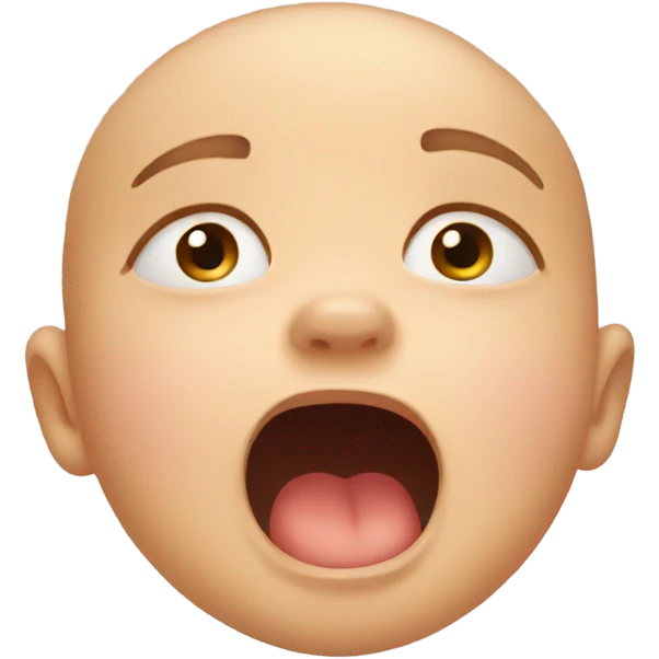 Baby crying emoji