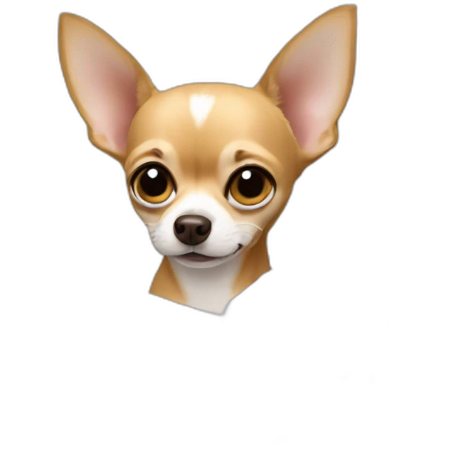 chihuahua reading the newspaper emoji