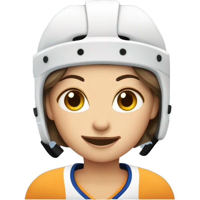 Cute Moms playing hockey emoji