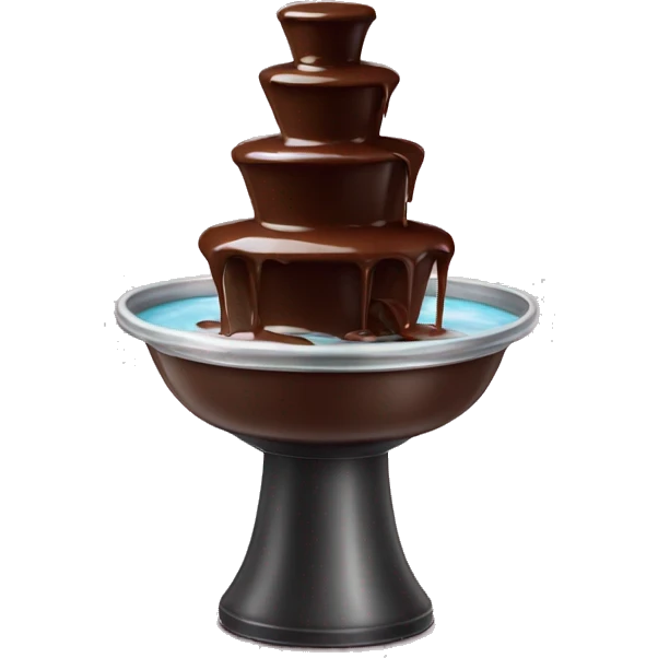 chocolate fountain emoji