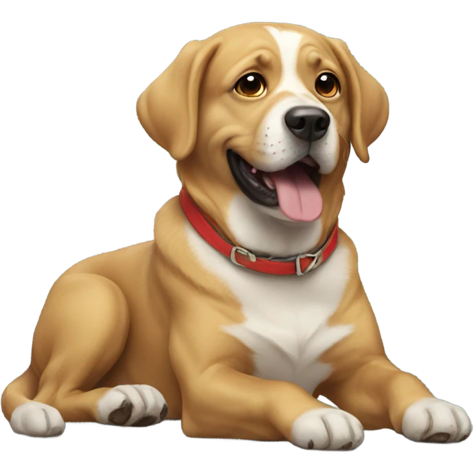 Super dog emoji