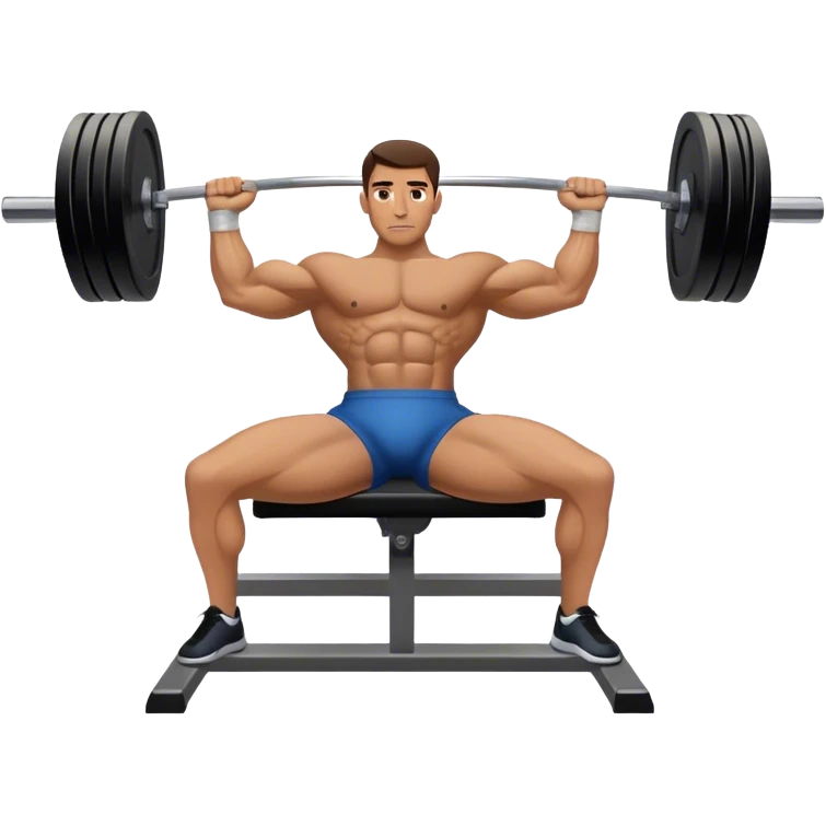 close-grip flat-benchpress emoji