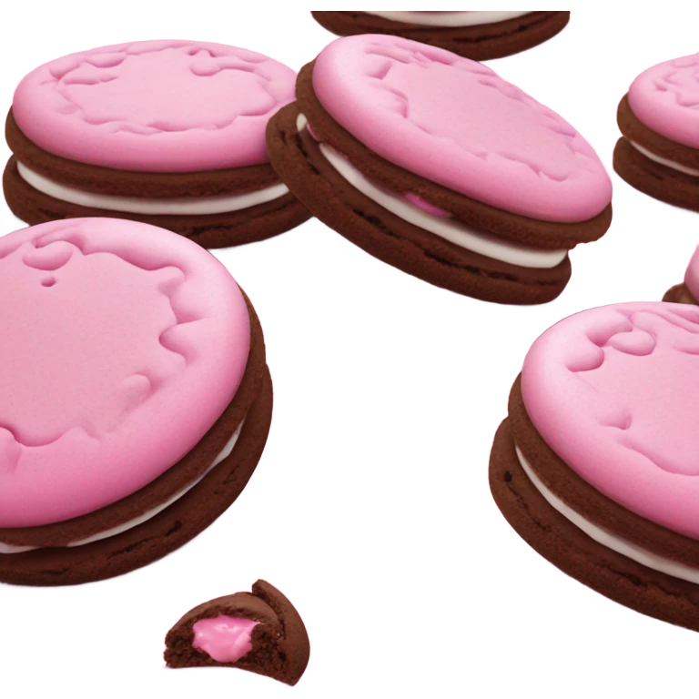 pink oreos emoji