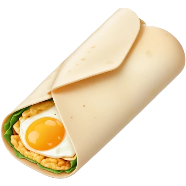 Egg wrap emoji