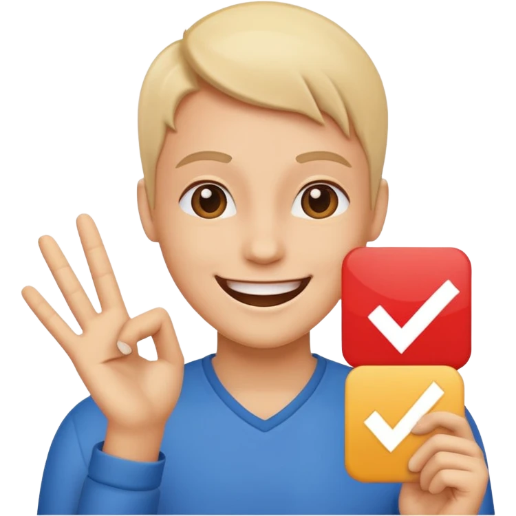 Verificación de tiktok con el chec emoji