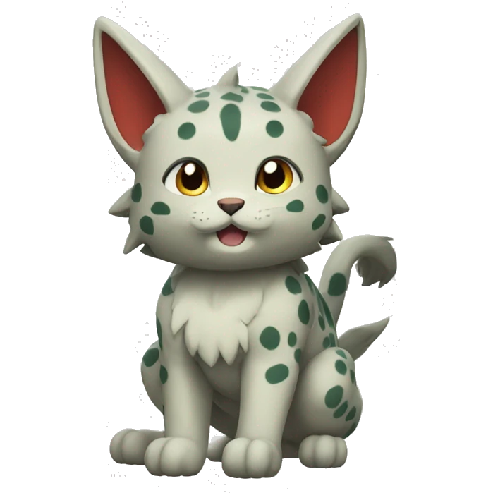 Fire type lynx-Pokémon emoji