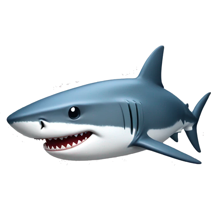 a shark with a NY cap emoji