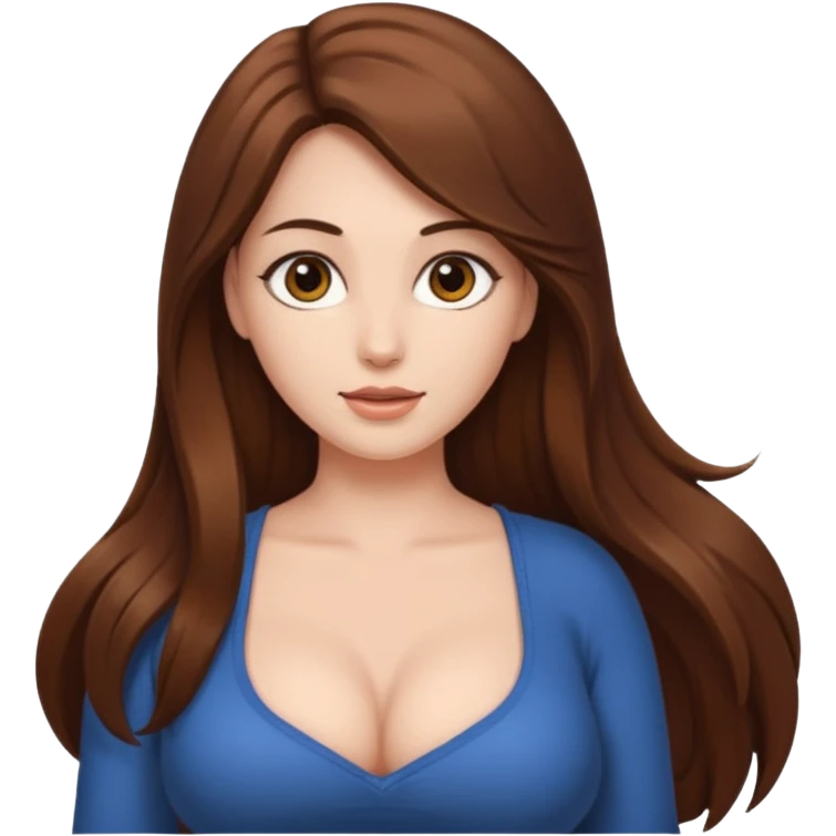 Девушка с большой голой грудью emoji