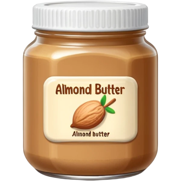 Pixel Art Almond Butter jar emoji