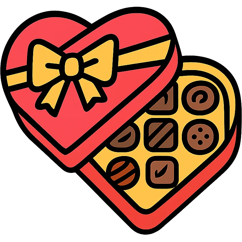 box of chocolates emoji