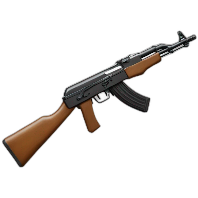 weapon ak 47 emoji