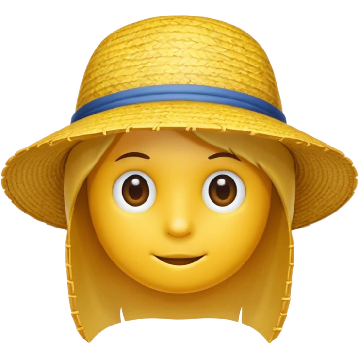 The Straw hat logo emoji