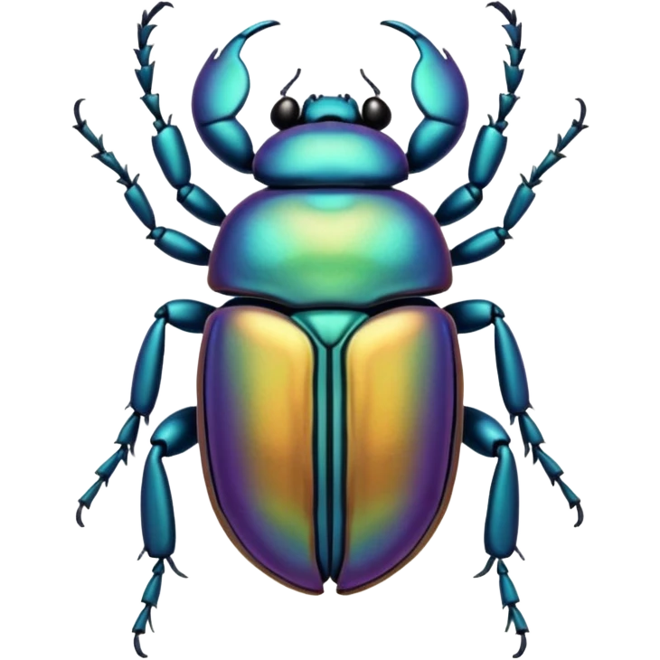 Handsome scarab emoji