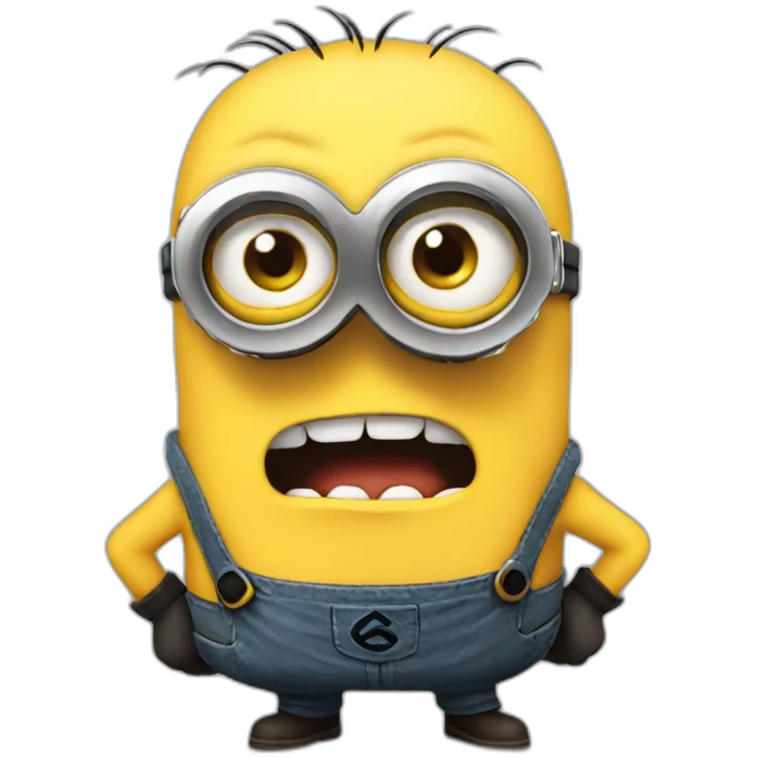 angry minion emoji