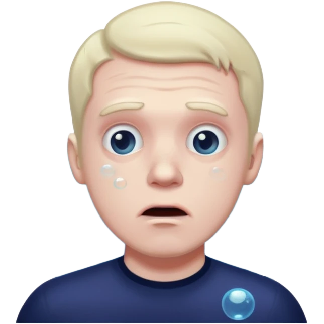 bruntte Man drowning emoji