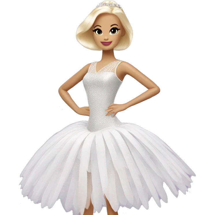 barbie swan lake  emoji