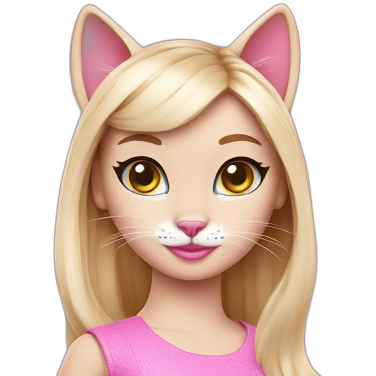 barbie cat emoji