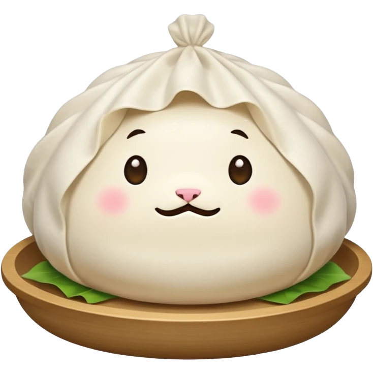 Very cute bao dumpling emoji
