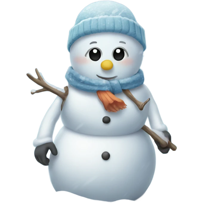 Winter snow emoji