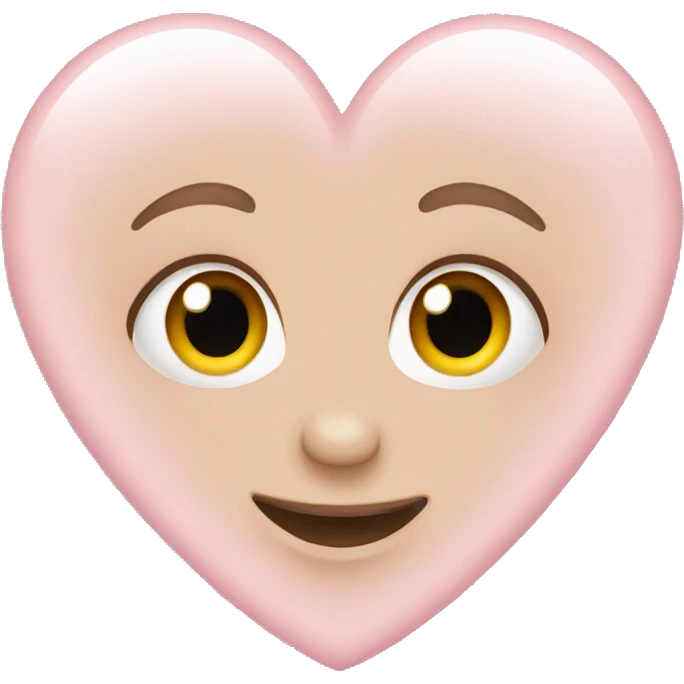 light pink heart emoji