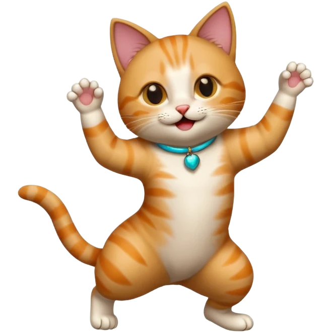 Cat dancing  emoji
