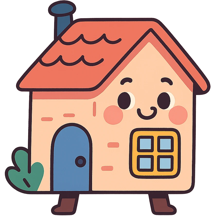 a little house emoji