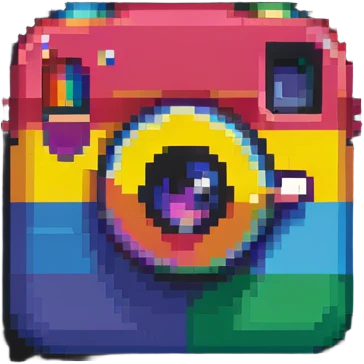 Instagram camera logo emoji