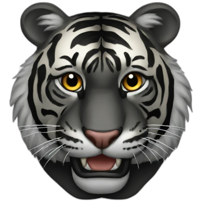 all BLACK Tiger emoji
