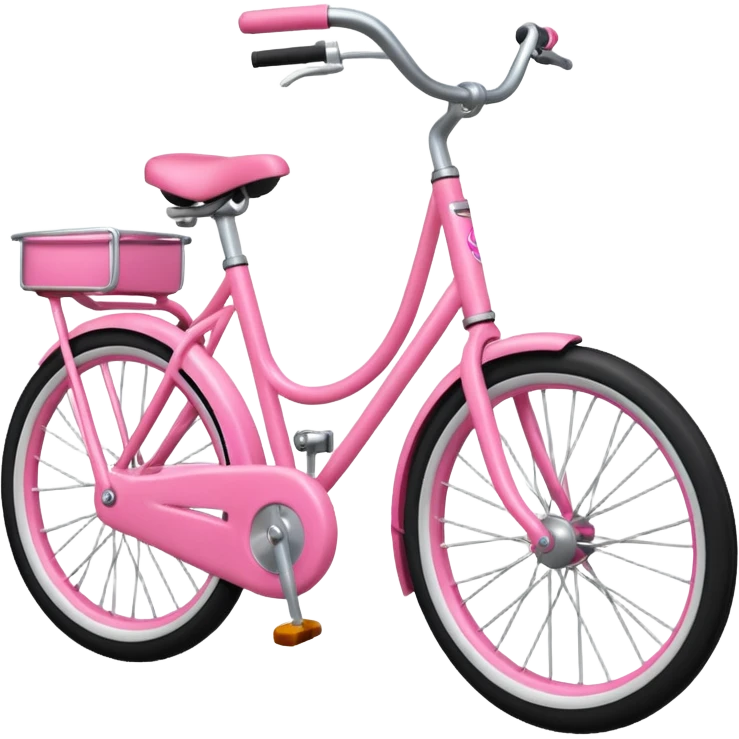 Una bicicleta rosada emoji