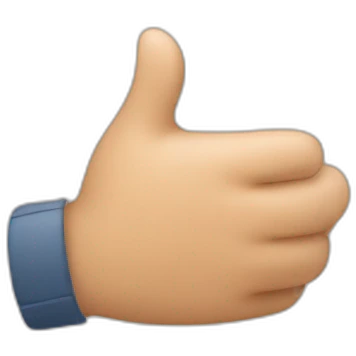 Cœur avec main emoji