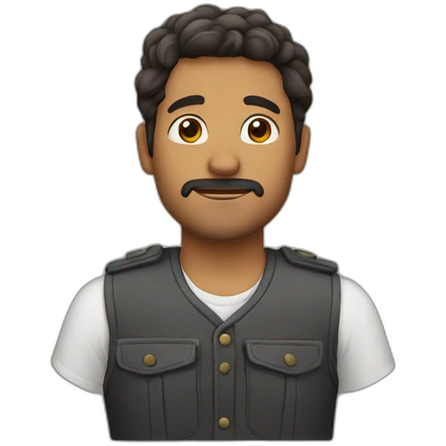 hombre orando emoji