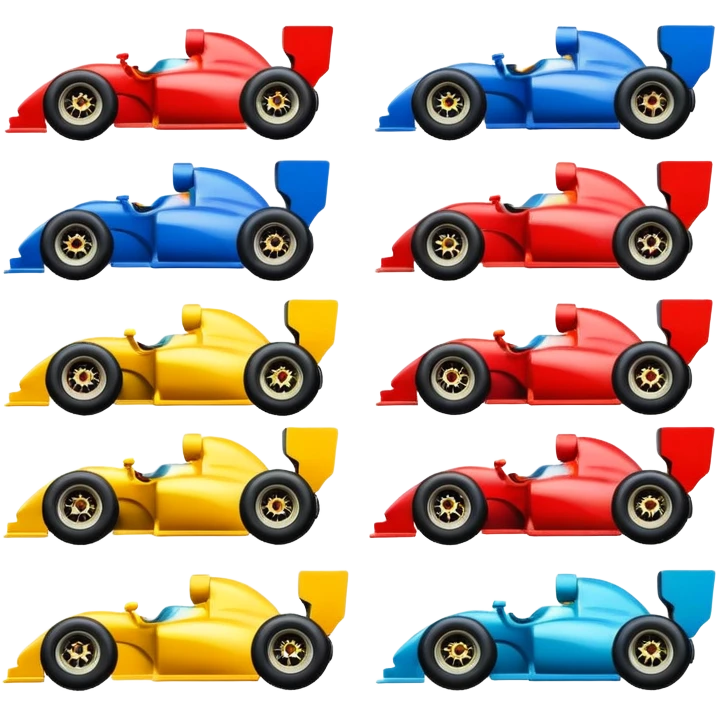 racing car emojis emoji