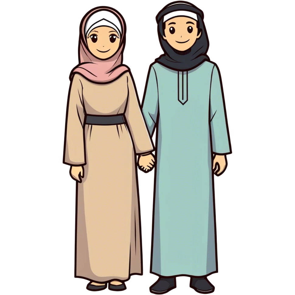 Couple Arabic  emoji