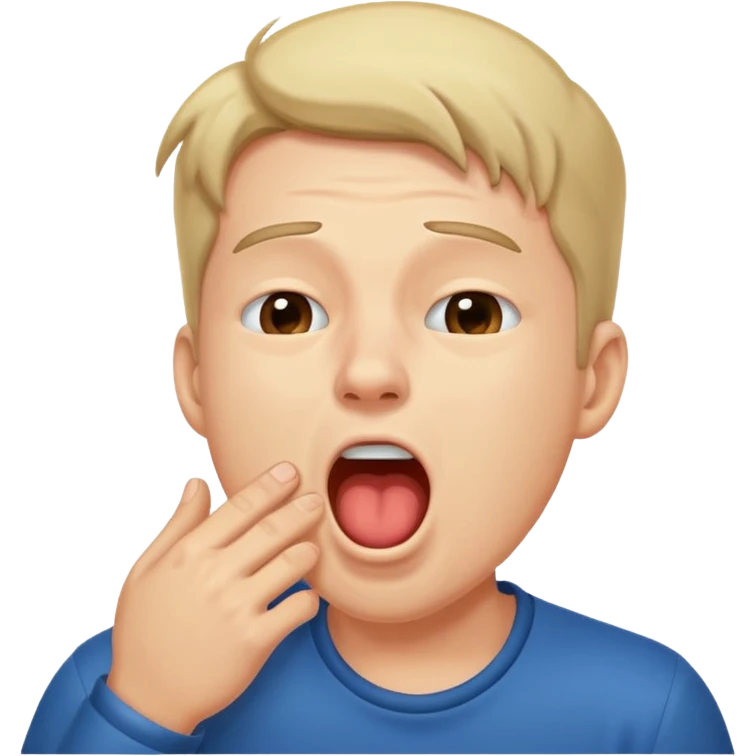  man Yawning  emoji