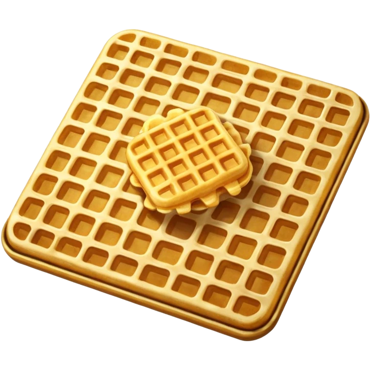 Waffle fries emoji