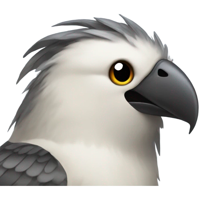 Winking emoji with a beak emoji