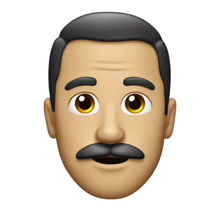 Hombre con bigote  emoji