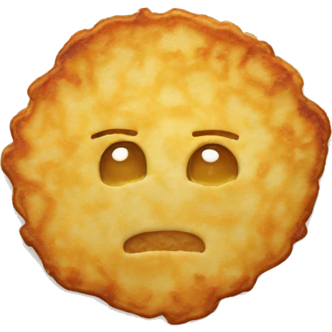 Hashbrown pancake latke emoji