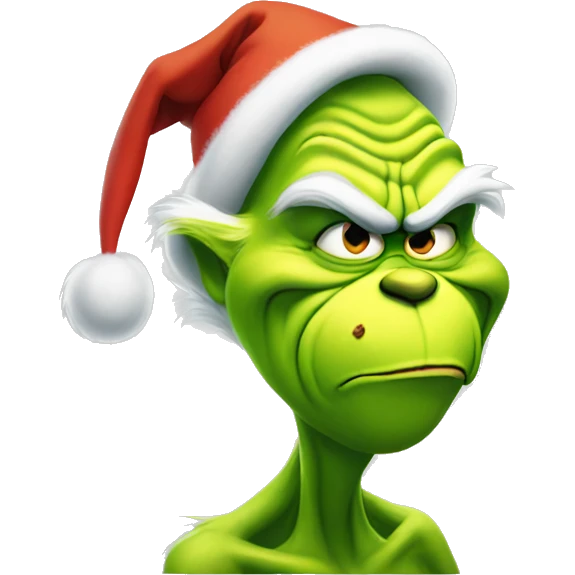 Grinch MAD  emoji