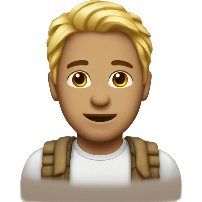 Собака в костюме кушает булочку emoji