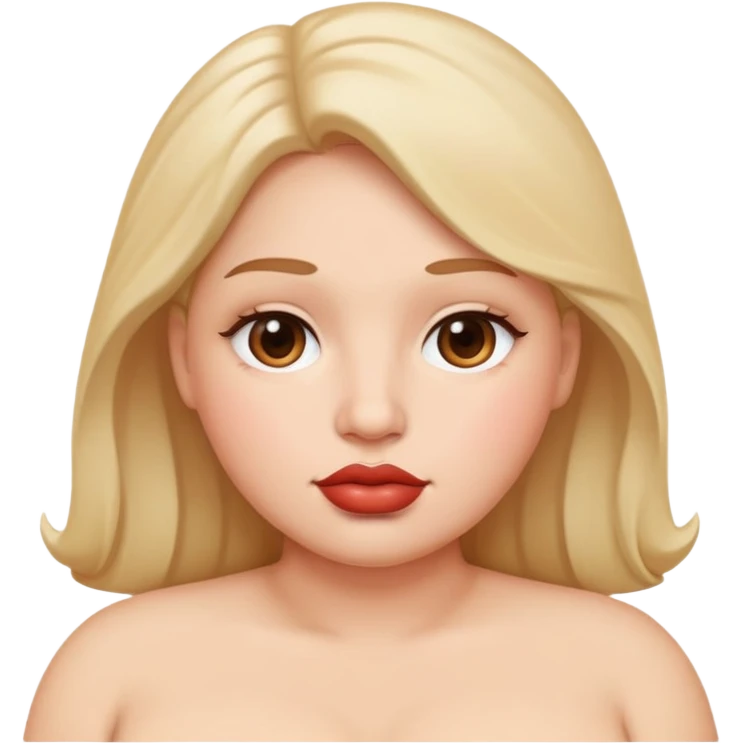 Fat lips emoji