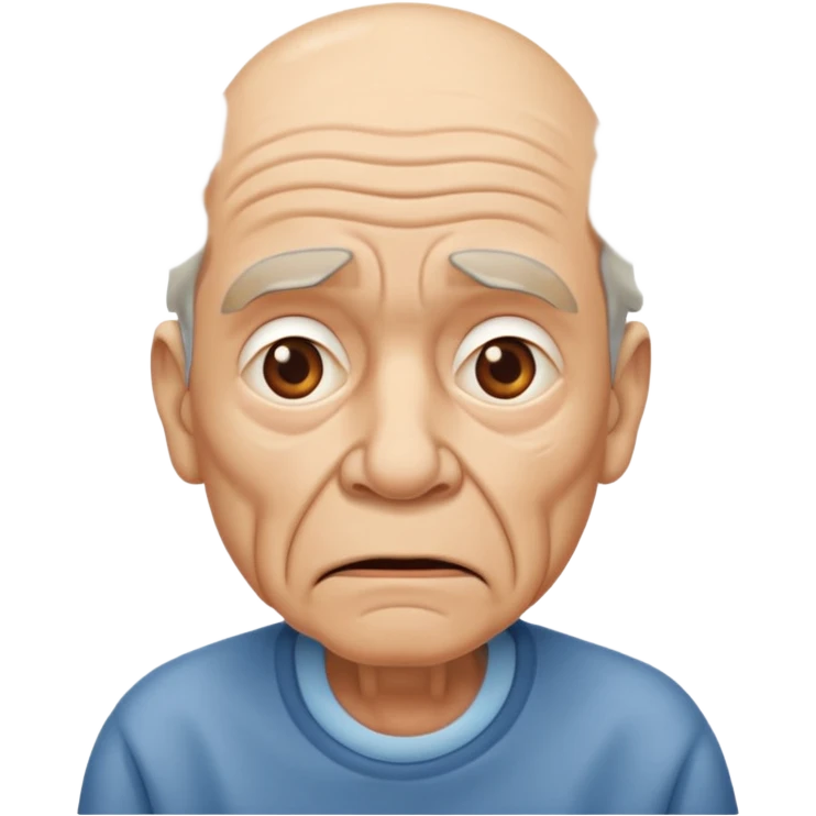 confused old man emoji