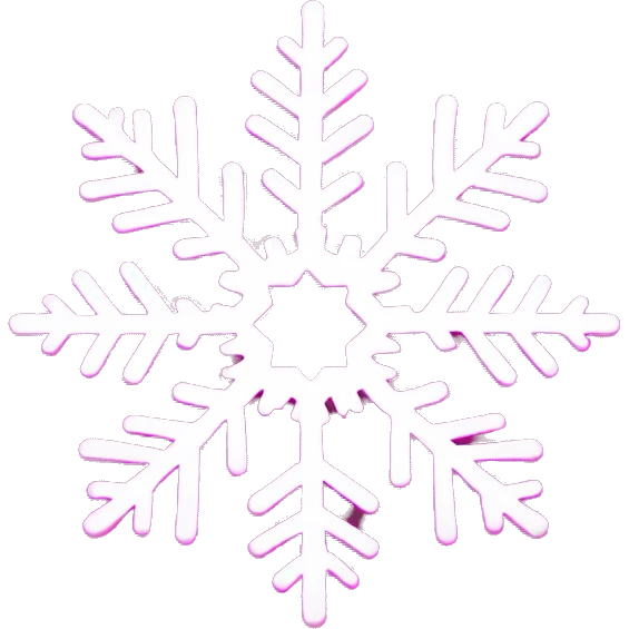 Pink snowflake  emoji