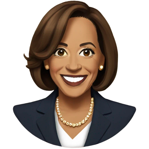 Kamala Harris merry Christmas  emoji