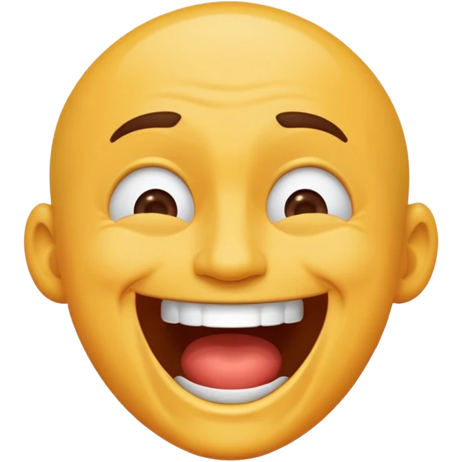 man laughing from soul, hardest laugh ever emoji