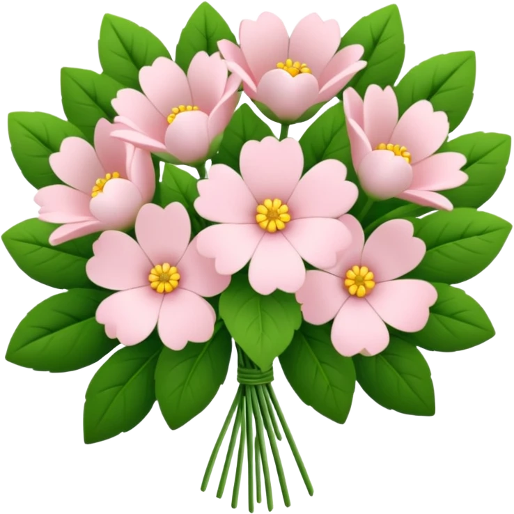 pale pink flower bouquet  emoji