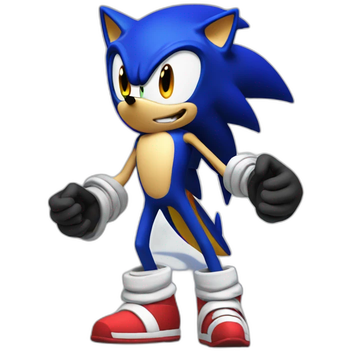 Shadow sonic emoji