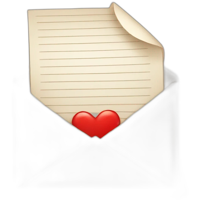 letter love emoji